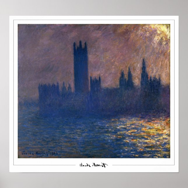 Claude Monet Zedign Art Poster nº 57 (Frente)