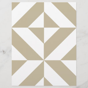 Clay Geométrico Deco Cube Scrapbook Paper