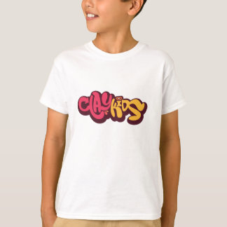 Clay Kids - Logo camiseta blanca