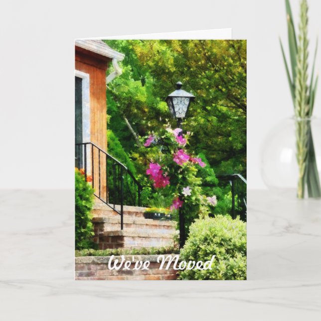 Clematis no Posto Lâmpada - Movimentamos o Cartão (Frente)