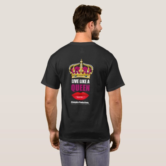 Clempire vivo como uma camiseta do oficial da (Parte Traseira Completa)