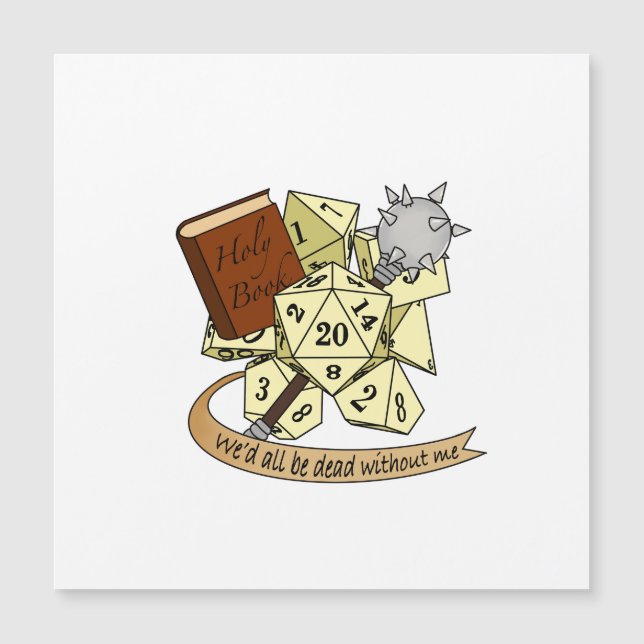 Cleric Dice Design (Frente)