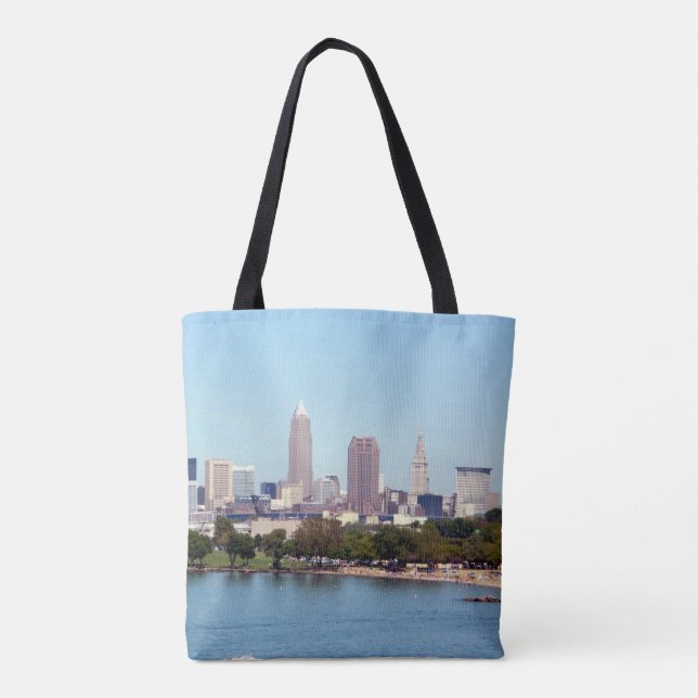 Cleveland, Ohio Lake View Tote Bag (Verso)