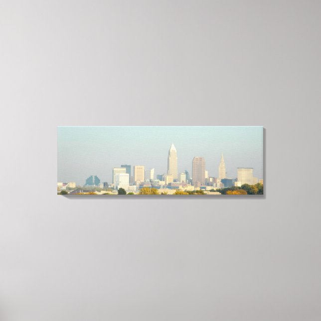 Cleveland, Ohio Lakefront Skyline Canvas Print (Frente)