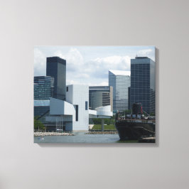 CLEVELAND ROCK E ROLL HALL canvas