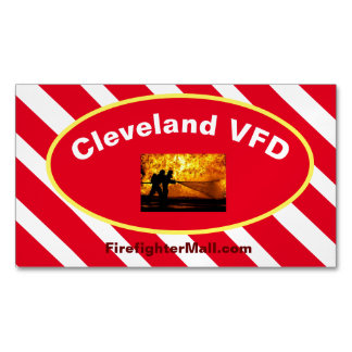 Cleveland VFD Chama Cartões de visitas magnéticas