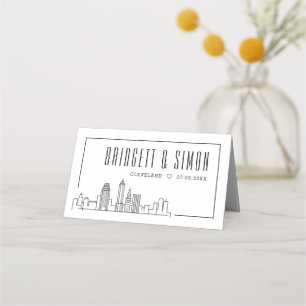Cleveland Wedding   Colocar Cartões de Nome de Mes