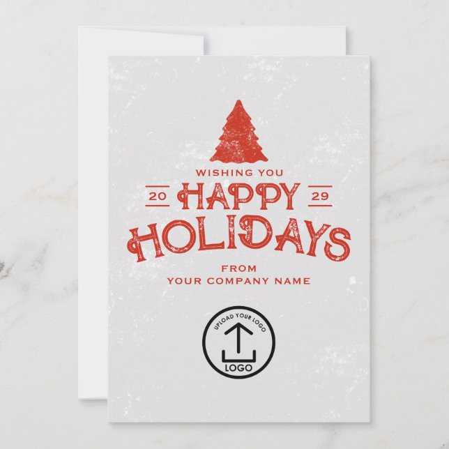 Clientes de Cartão de Natal de Negócios Funcionári (Frente)