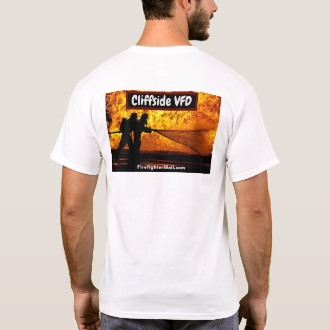 Cliffside Volunteer Fire Department T-Shirt (Verso)
