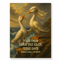 "Cliffside Vows - A Goose Love Story" Poster