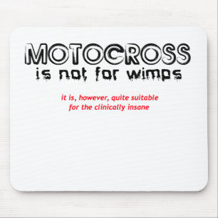 Clinicamente Insano - Mousepad de Motocross