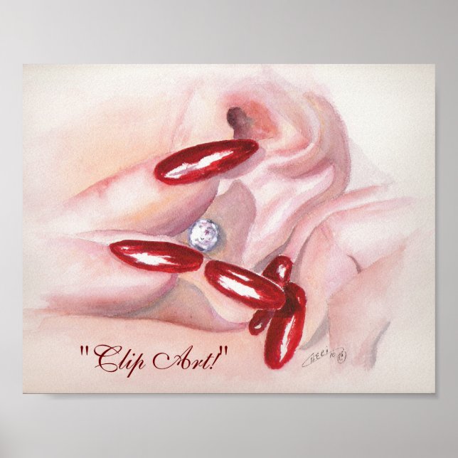 "Clip Art!" Impressão 8x10 (Frente)