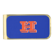 Blue and Orange School Graduate Monogram