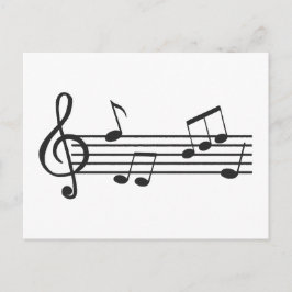 Clipart de notas musicais, doodle de clave de sol