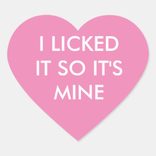 CLIQUEI-O, POR ISSO É O MEU adesivo rosa.