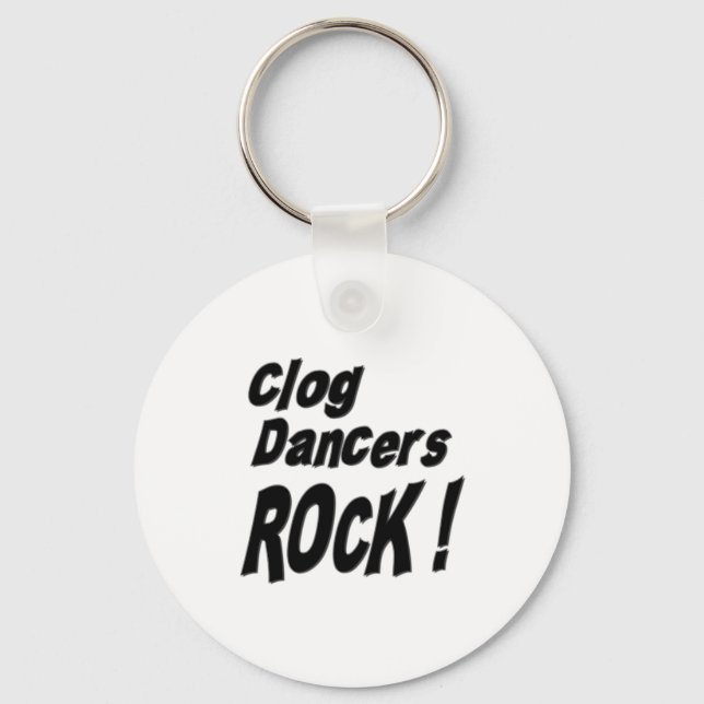 Clog Dancers Rock! Chaveiro (Frente)