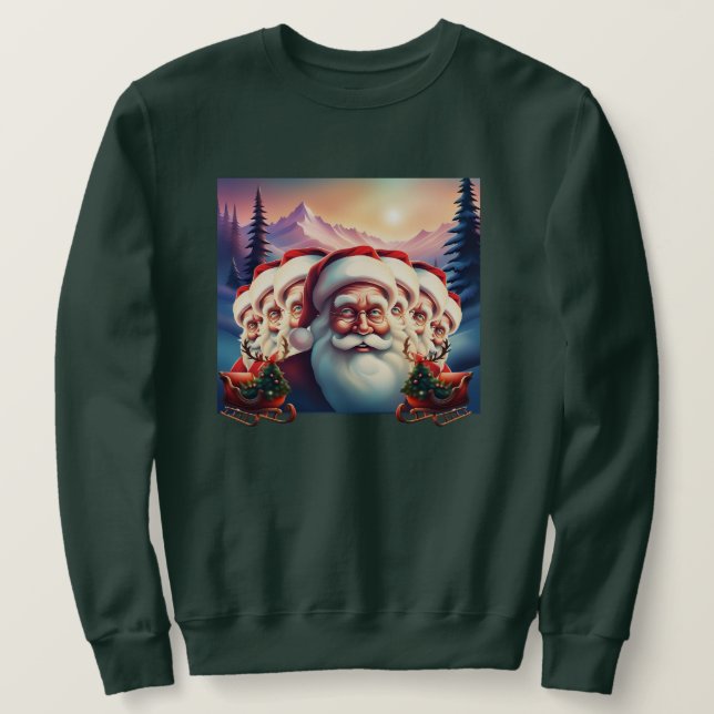 Clones de Papais noeis de suéter de Natal feio (Frente do Design)