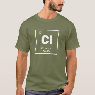 Cloro / Mesa periódica - T-Shirt Elemento Cl