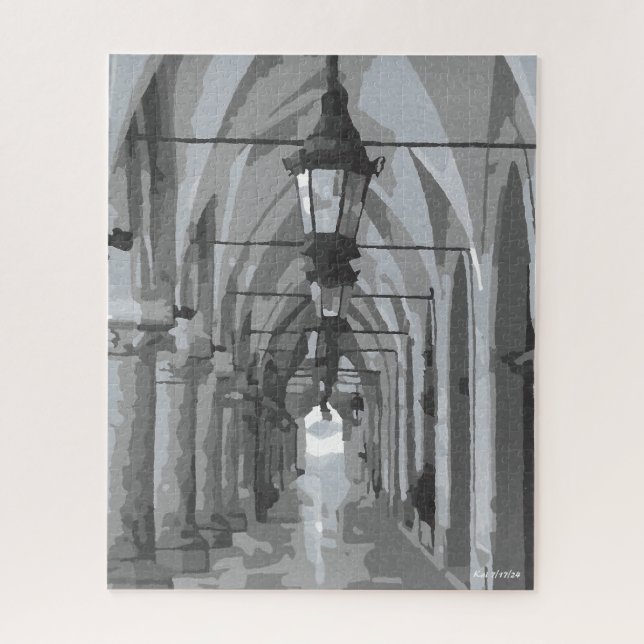 Cloth Hall Kraków, Polônia Quebra-cabeça (Vertical)