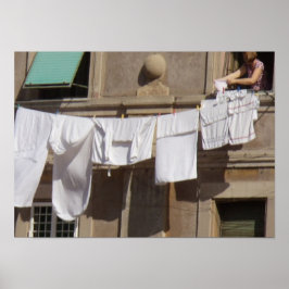 Clothesline, Itália - Poster de Valor (Matte)