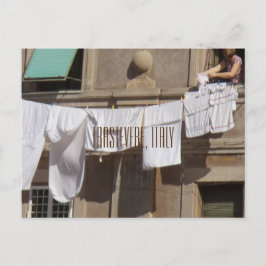 Clothesline, Trastevere, Itália Cartão postal