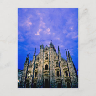 Cloudy Sunrise - Duomo - Milano, Itália - Cartão