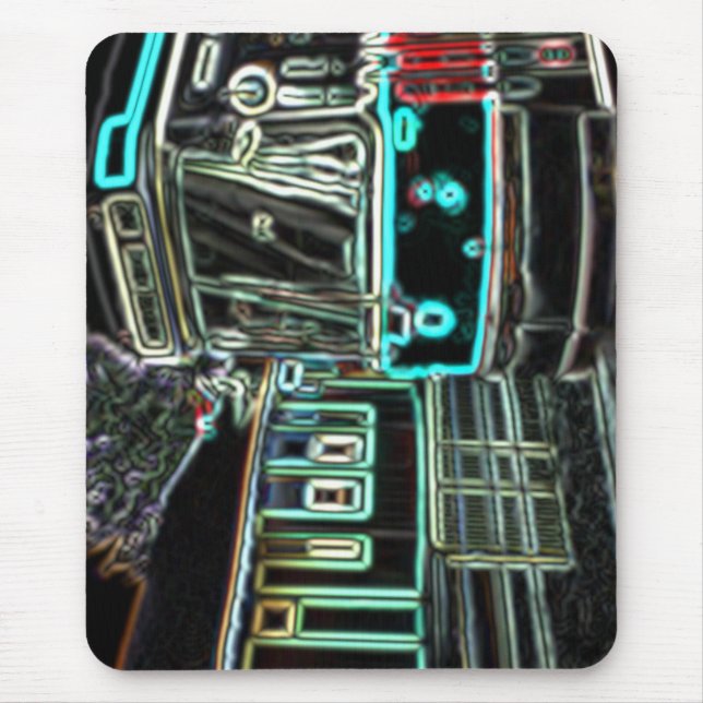 CLRV Neon em stn Mousepad (Frente)