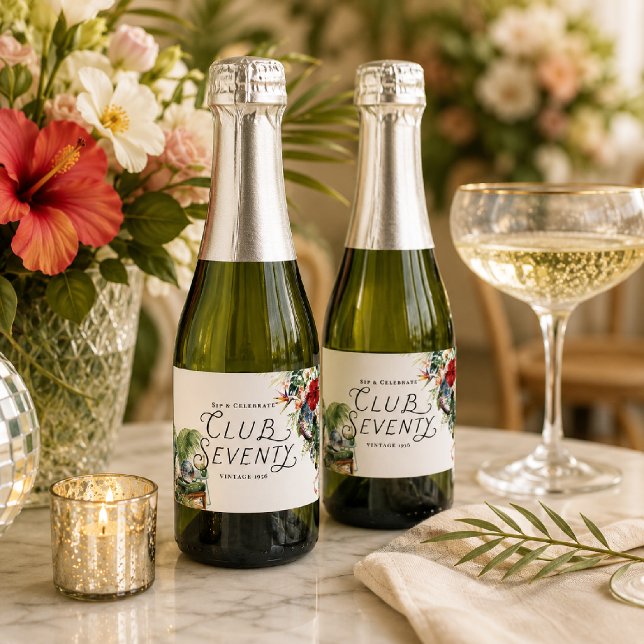 Club Seventy Conservatory Soirée Bottle Labels (Criador carregado)