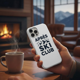 Clube Apres Ski Logotipo Montanha - Inverno Mascul