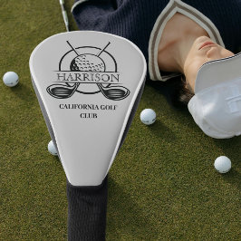 Clube clássico de golfe com o nome do jogador Golf