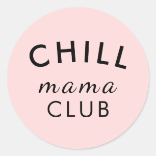 Clube Cool Mama Adesivo Rosa Peachy