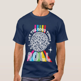 Clube das Bolas de Disco Camiseta Divertida Vintag
