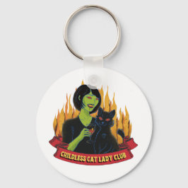 Clube de Lady Gato Sem Fios - Chaveiro