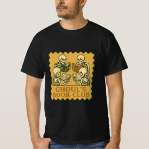 Clube do Livro de Ghoul - Skeleton Reader T-Shirt