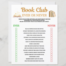 Clube do Livro Jogo Sempre ou Nunca