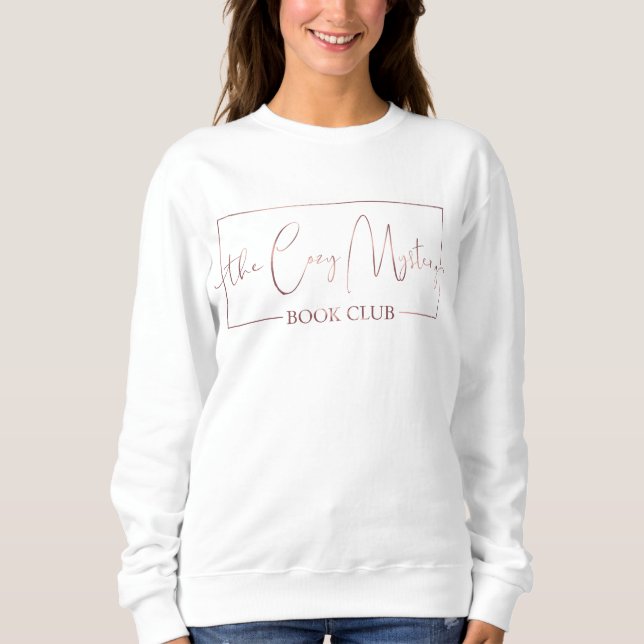 Clube do Livro Misterioso Cozy Pullover (Frente)
