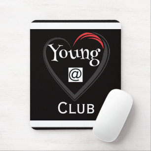 Clube Jovem de Coração Mouse Pad