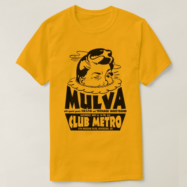 Clube Metro T-Shirt (Mulva) (Frente do Design)