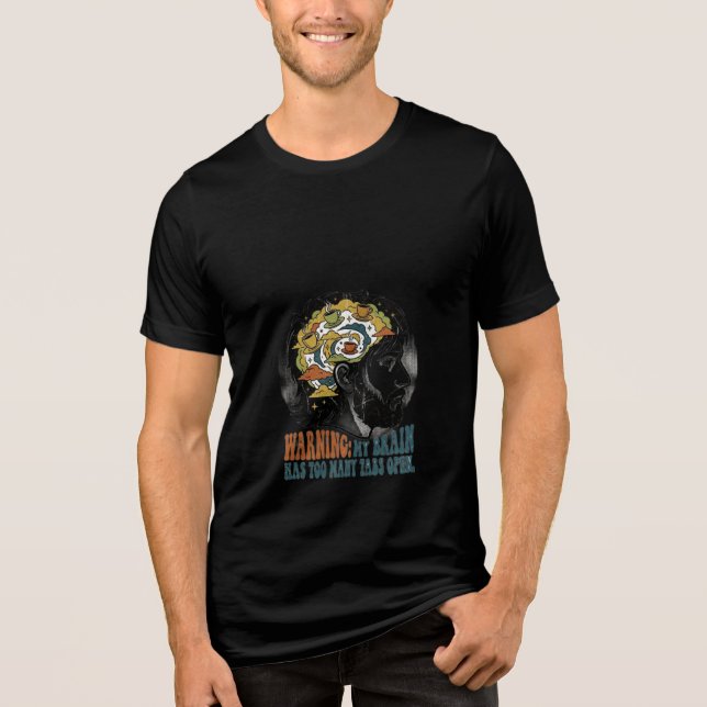 Clube Retró de Quem Pensou Demais Camisa engraçada (Frente)