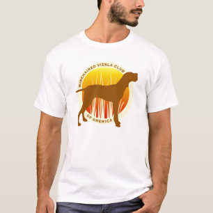 Clube Wirehaired de Vizsla do t-shirt de América