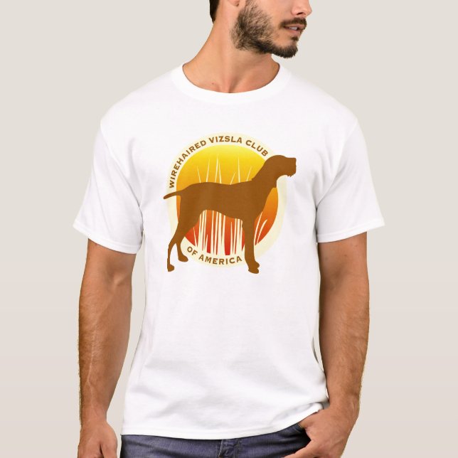 Clube Wirehaired de Vizsla do t-shirt de América (Frente)