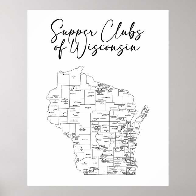 Clubs de Alicerce do Wisconsin Poster (Frente)
