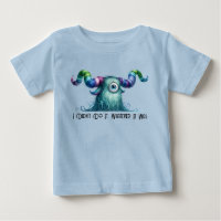 Clyde - Monstro Preocupado de Um Olho - T-shirt Pe