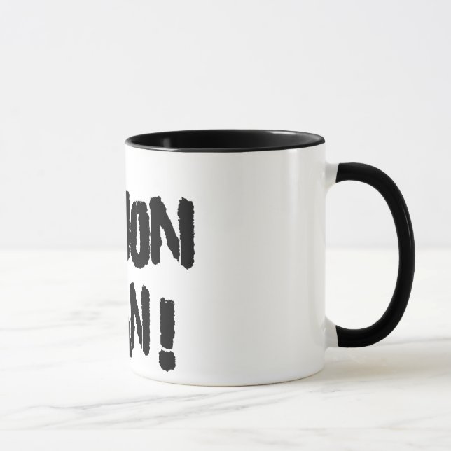 C'Mon homem! Caneca (Direita)
