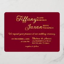 Co-estreando Casamento Burgundy Real
