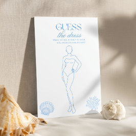 Coastal Bridal Shower Guess The Dress