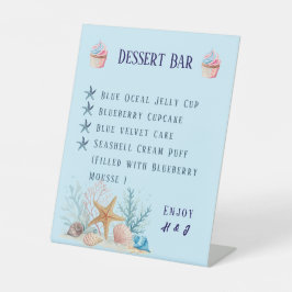 Coastal Love Dessert Bar Wedding Table