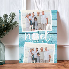 Coastal Noel | Cartão com fotos de férias
