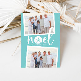 Coastal Noel | Cartão com fotos de férias