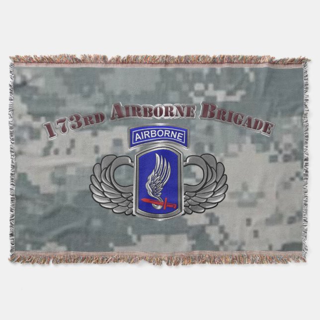 Cobertor 173rd Airborne Brigade  (Frente)